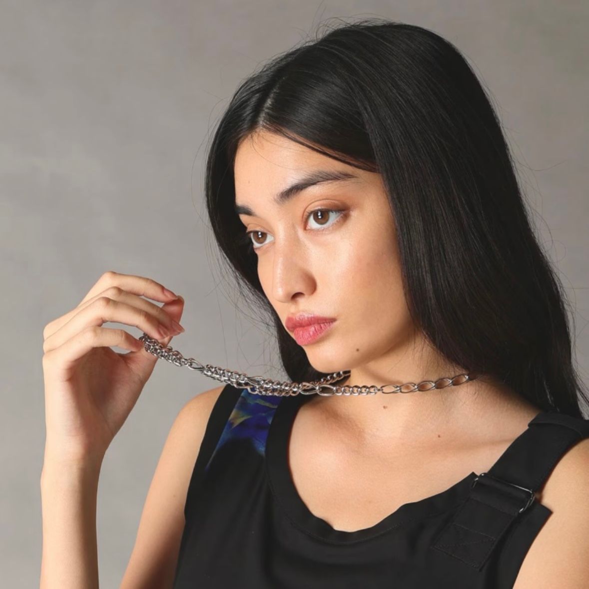 【残り一点】ダブルチェーンネックレス(SILVER)