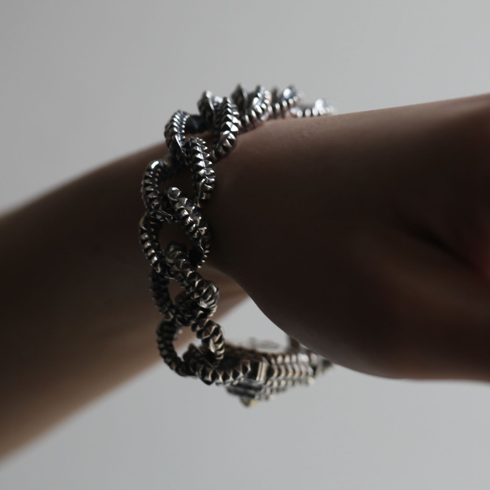 【お取り寄せ注文可能】Cuban Chain Bracelet(SILVER×GOLD)