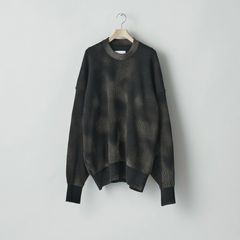 【残りわずか】Discoloration Rib Knit L/S