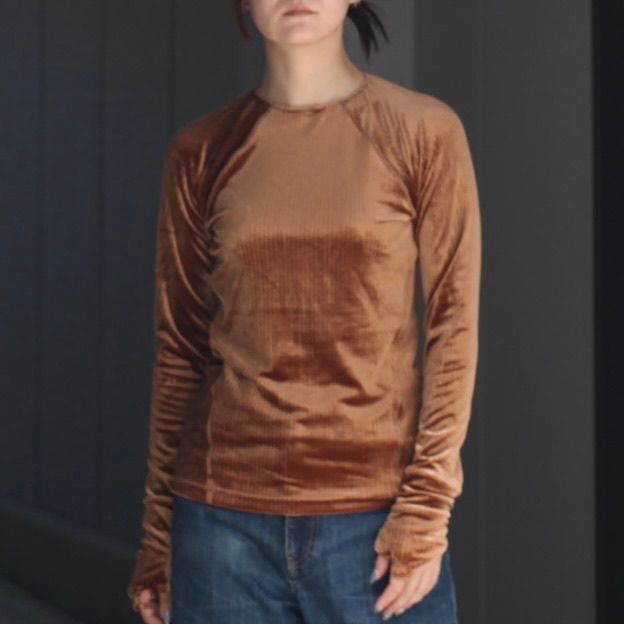 【残り一点】Flex Velvet Cuff-Glove Long Tee