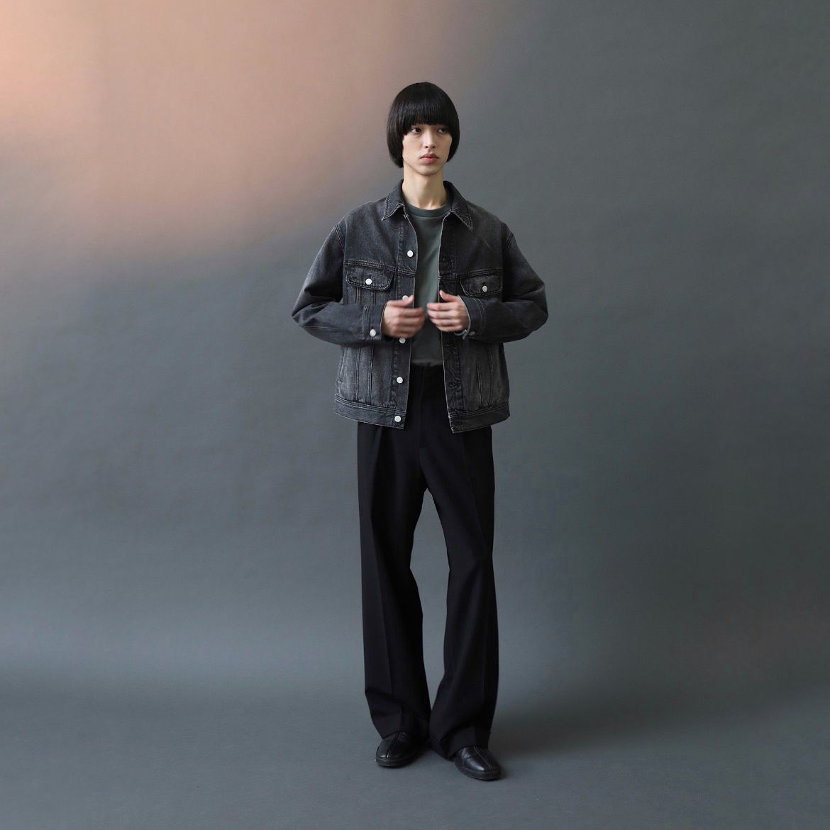 【残り一点】Flow Wide Turn-Up Pants