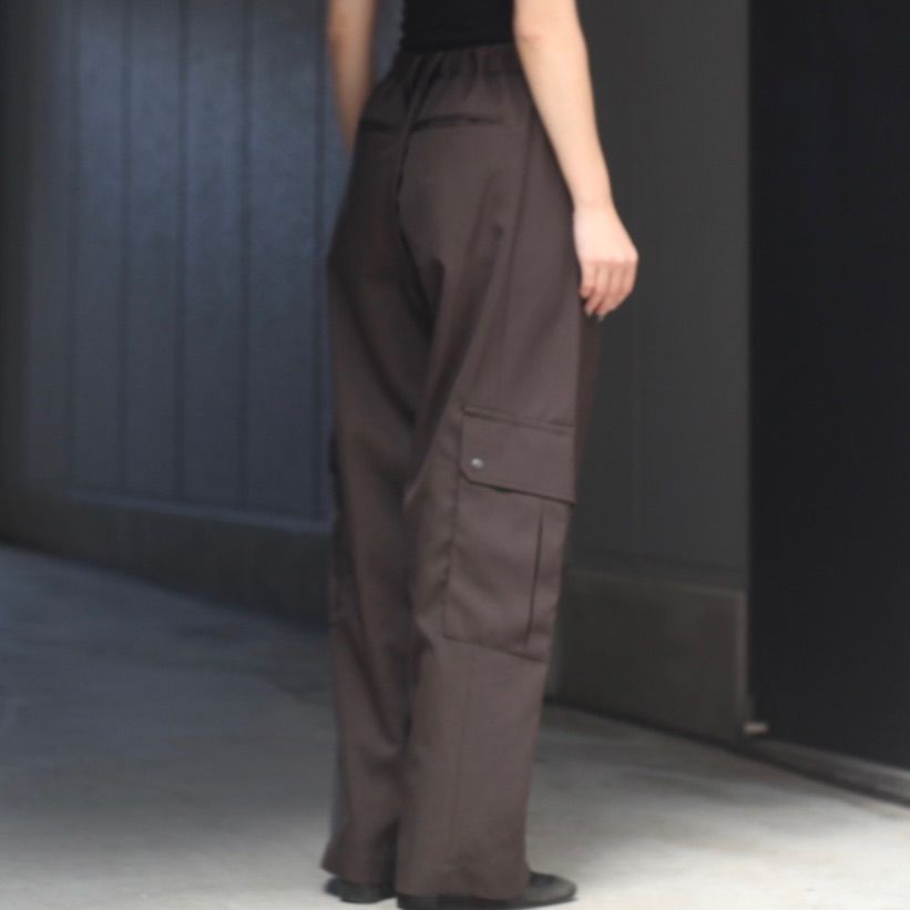 ssstein - 【残りわずか】Cargo Pocket Wide Easy Trousers