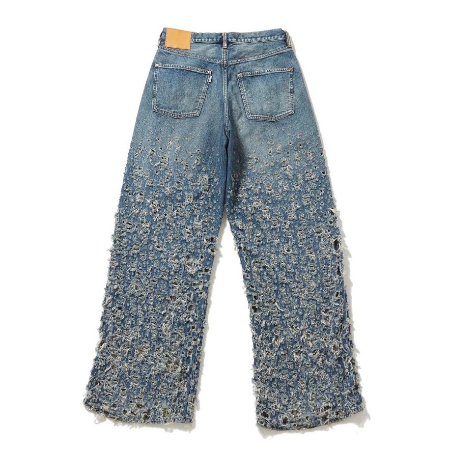 SUGARHILL - 【残りわずか】Crashed Modern Denim Wide Trousers 