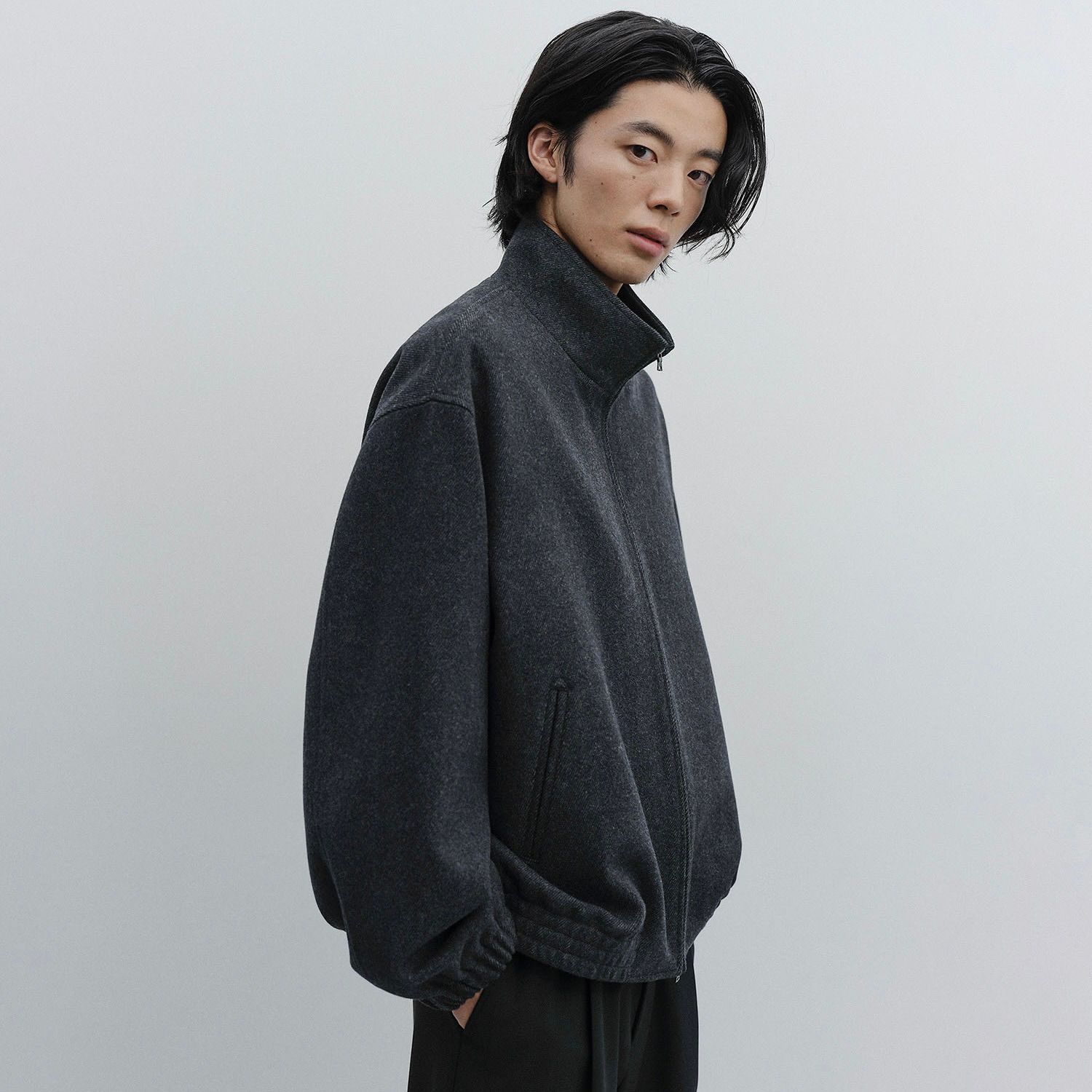 【残り一点】Library Wool Track Blouson