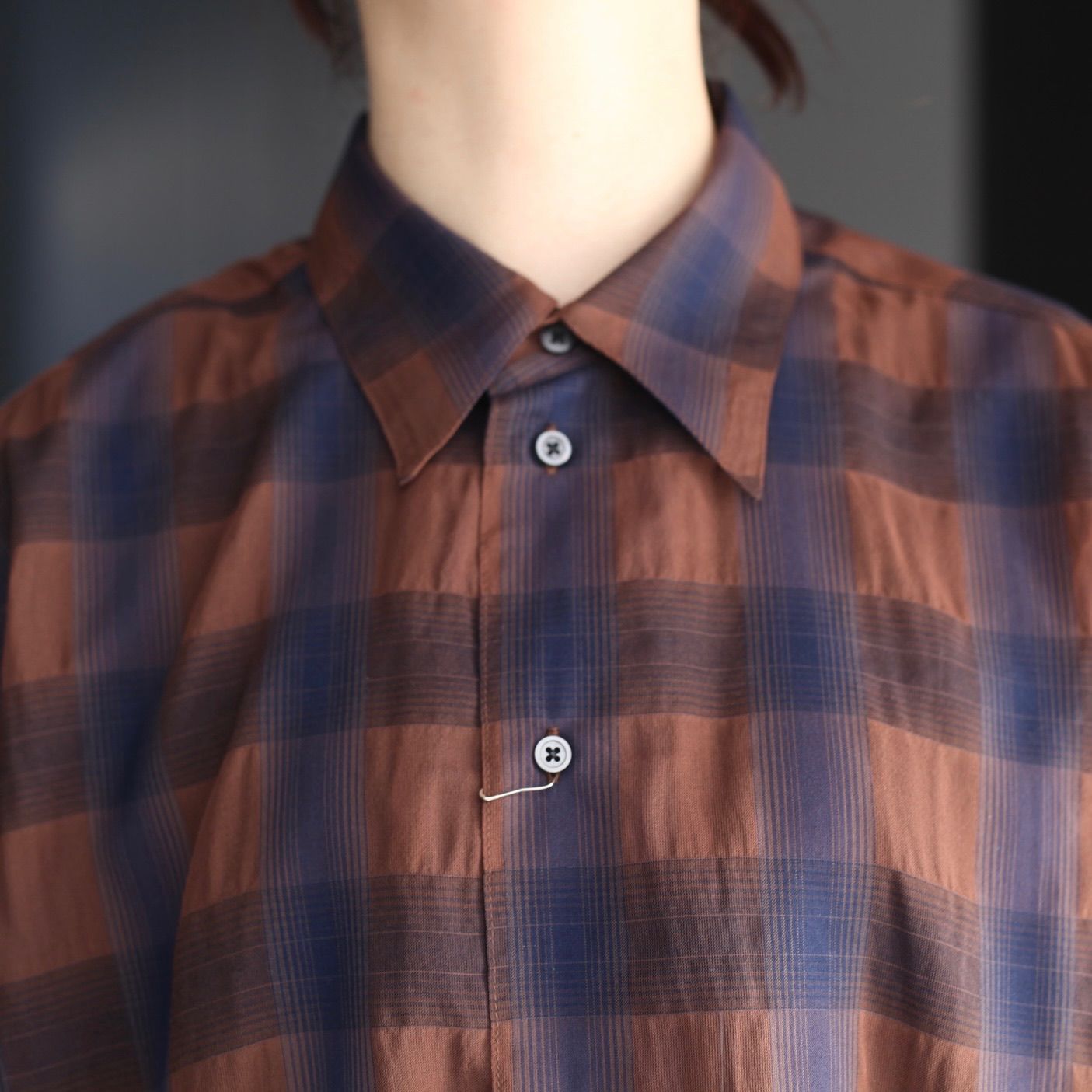 【残り一点】シズルチェックS/Sシャツ