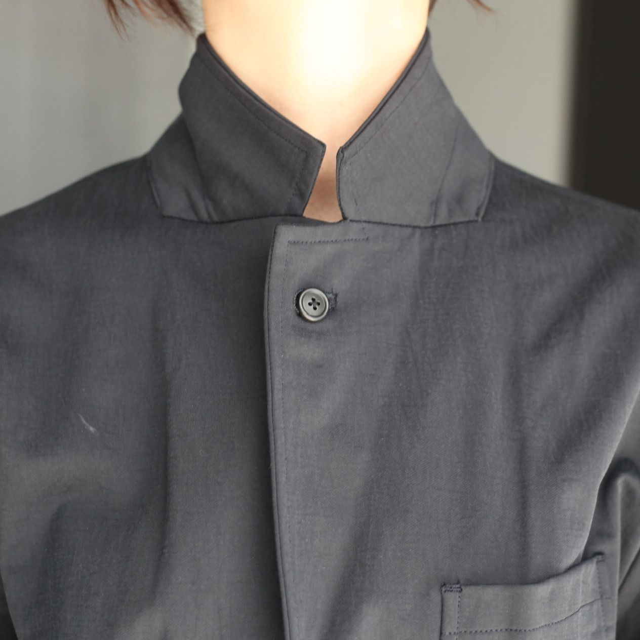 【残り一点】36G Econyl Solid Single Jacket