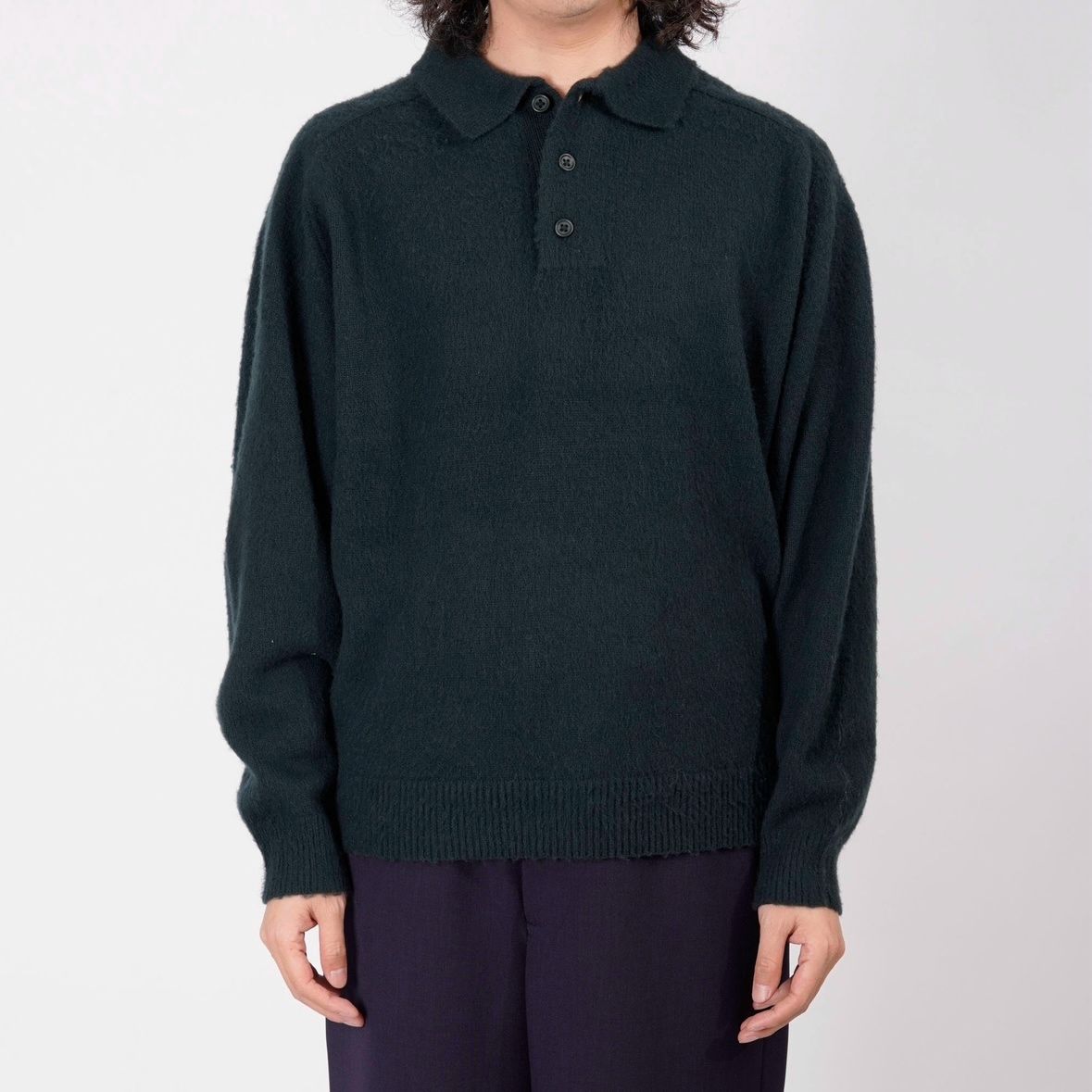 【残り一点】Shaggy Polo Knit
