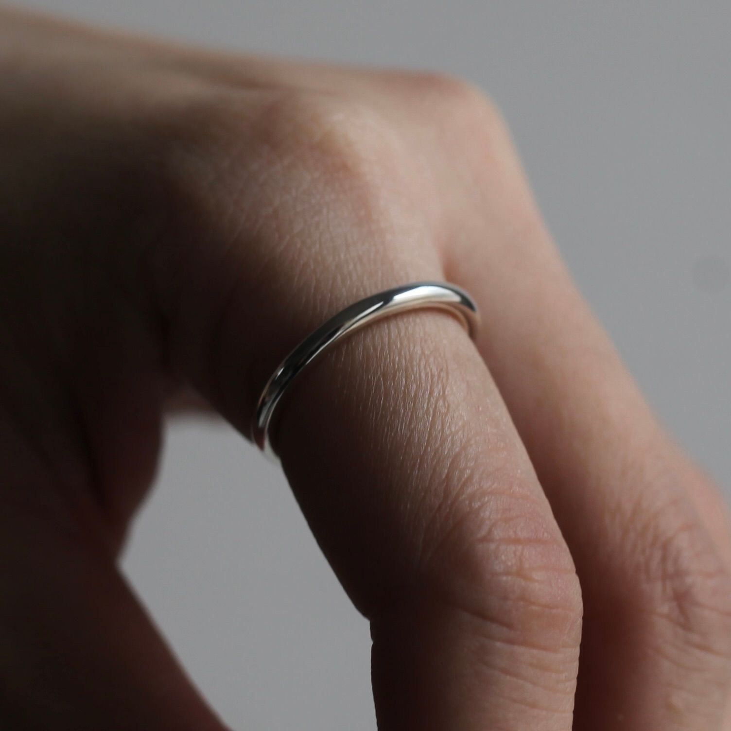【残り一点】Oval Mirror Ring(2.5mm)