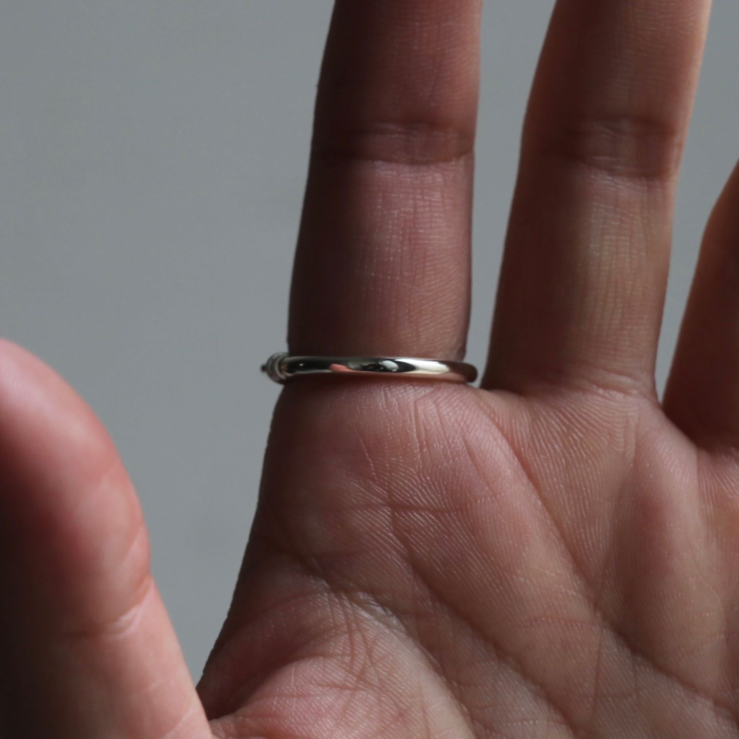 【残り一点】Needle Fook Ring(WHITE)