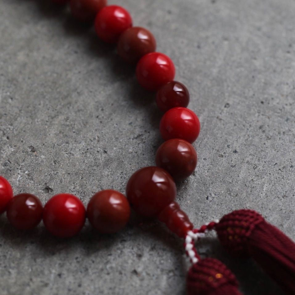 SOSHIOTSUKI - 【残り一点】Juzu Necklace Tassel(RED