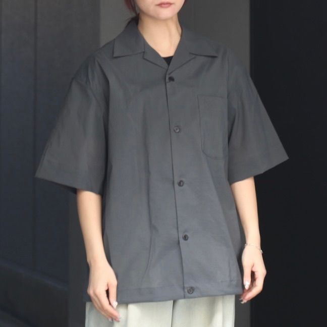 【残り一点】Open Collar Shirt(MID)