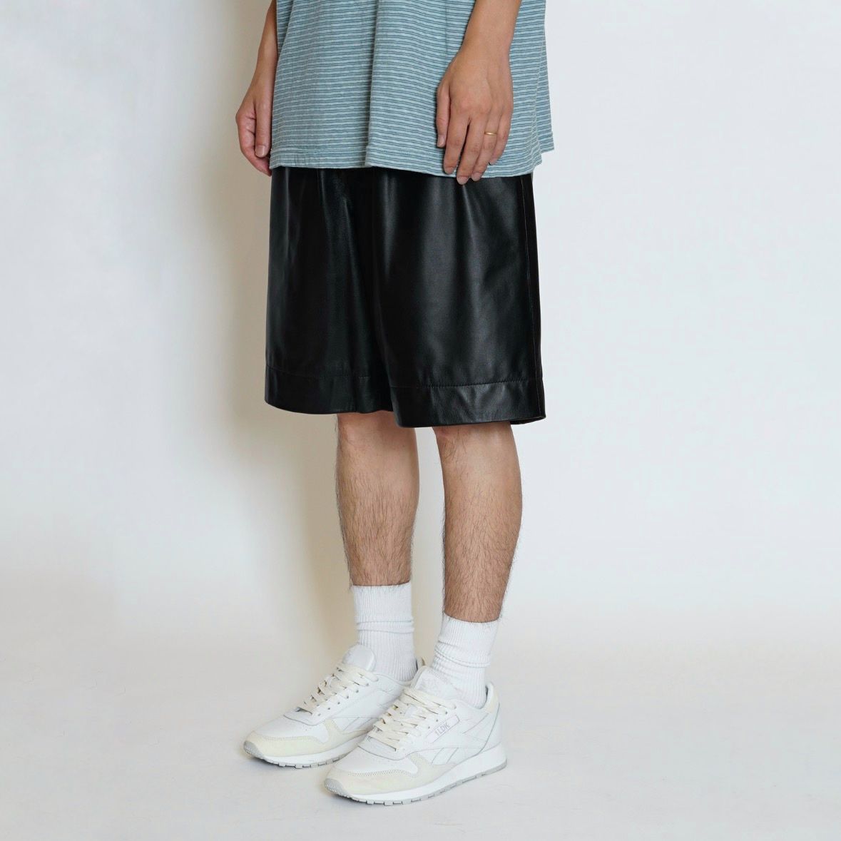 【残り一点】Leather Easy Shorts