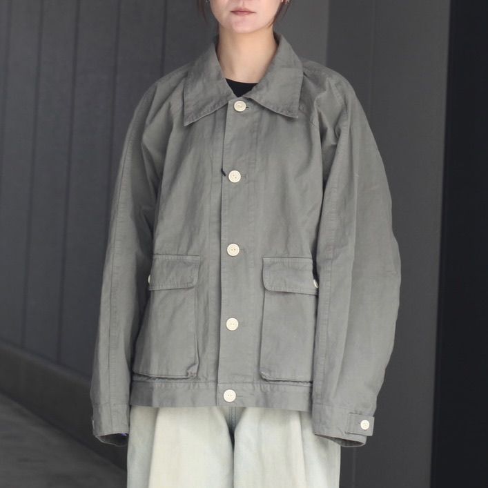 【残り一点】ガーメントダイオーバーサイズブルゾン