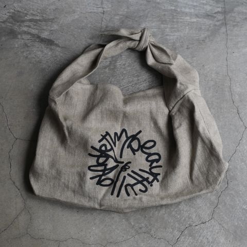 【残り一点】セミウェットリネンショルダーバッグ