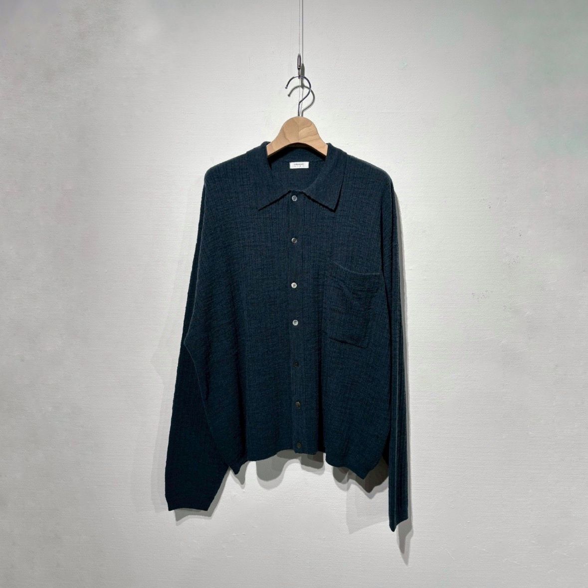 【残り一点】Crepe Knit Shirt