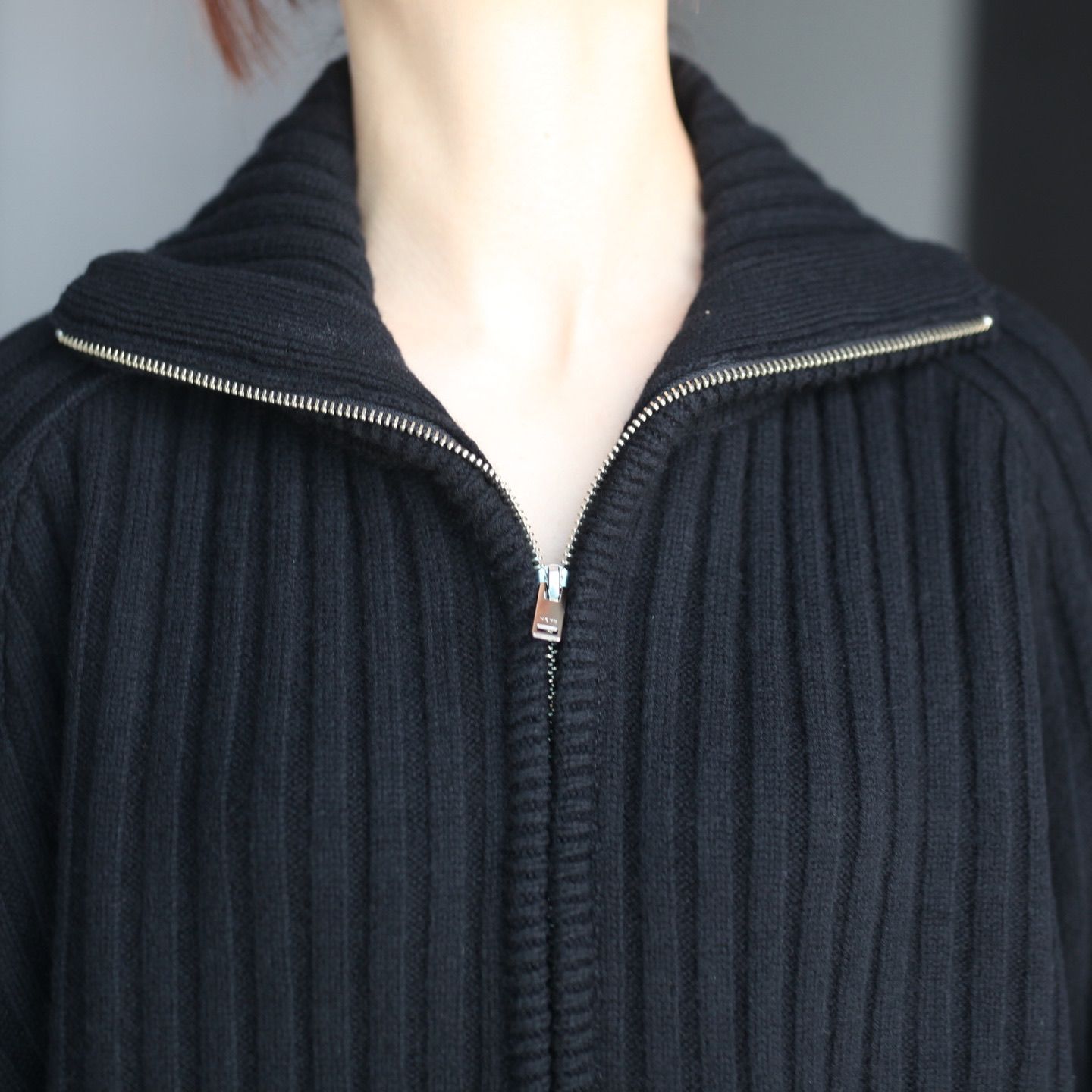 YOKE - 【残り一点】Wide Rib Highneck Zip Cardigan | ACRMTSM