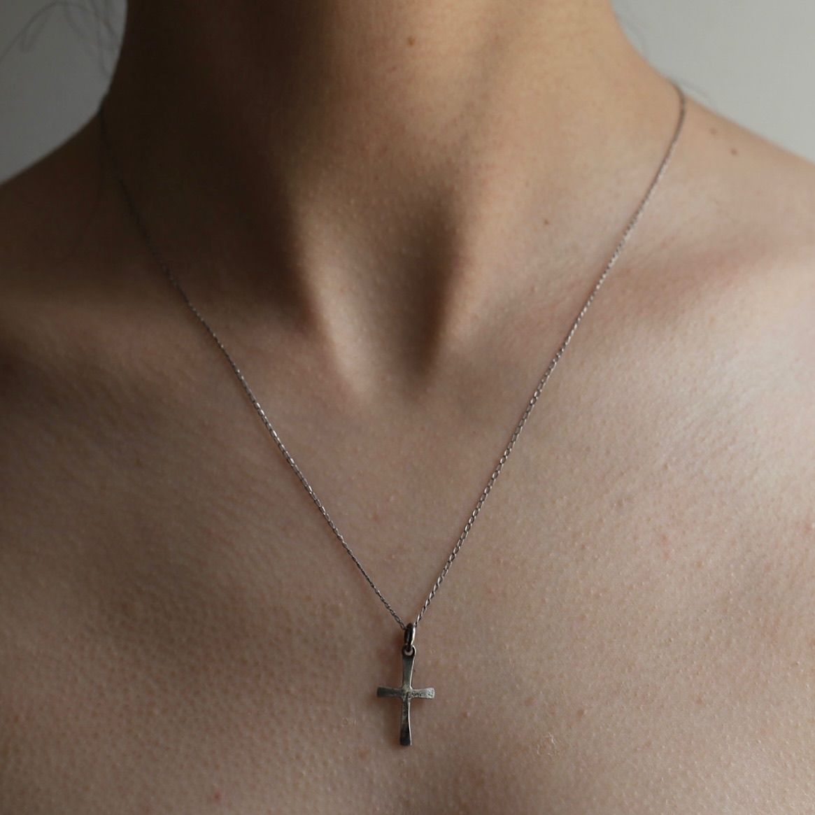 【お取り寄せ注文可能】Charm Cross Necklace(SILVER)