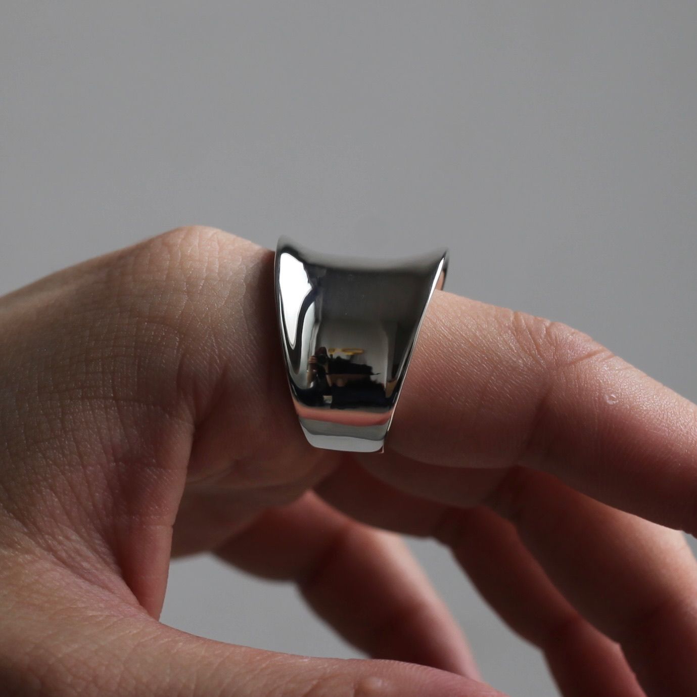 【残り一点】Streamline Ring Large(SILVER)