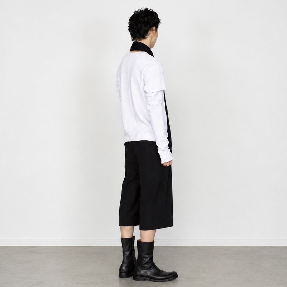 【残りわずか】Panneld Layerd Sleeve T-Shirt