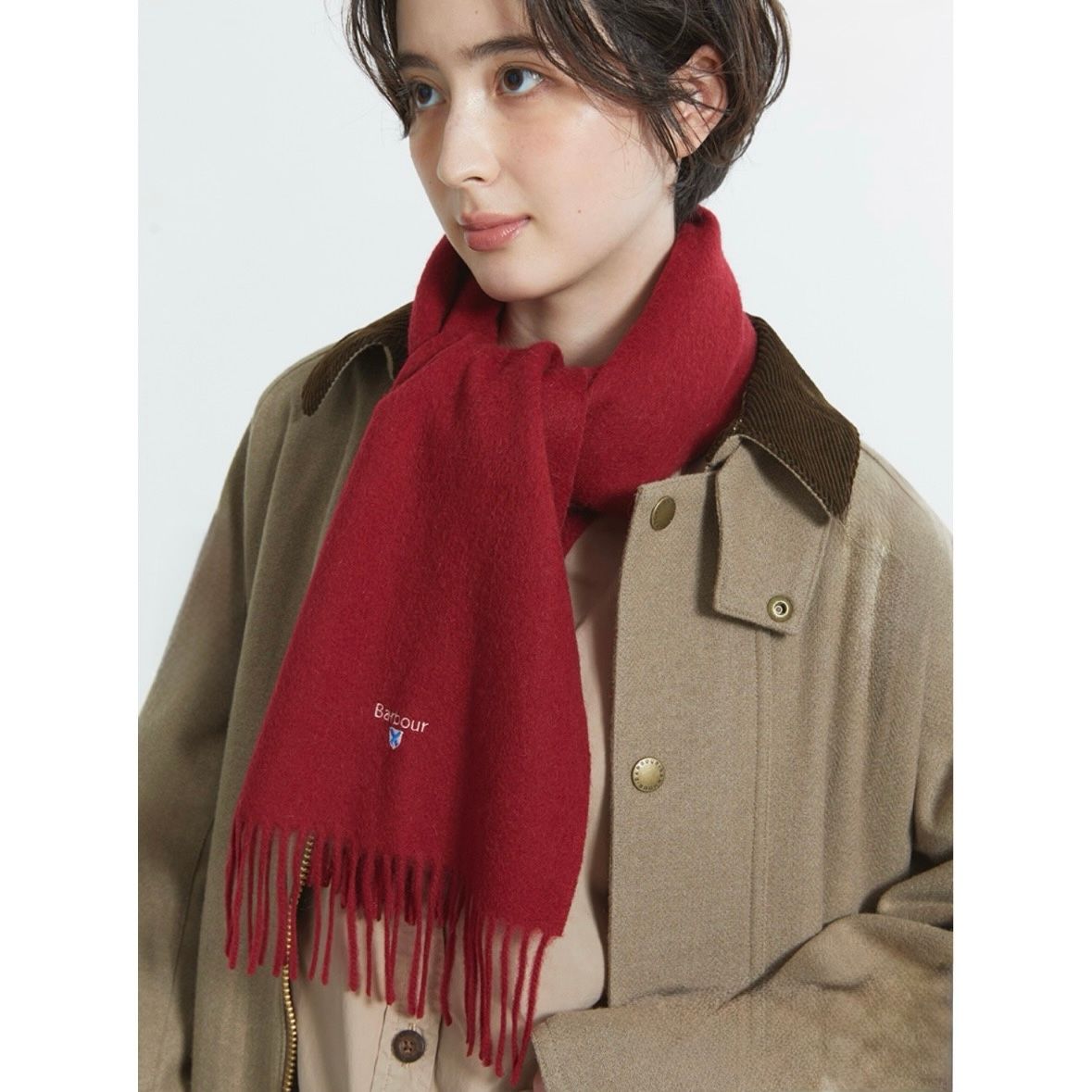 【残り一点】Plain Lambswool Scarf
