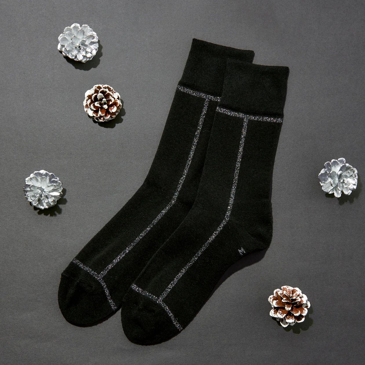 【残り一点】Line Socks(ラメ)