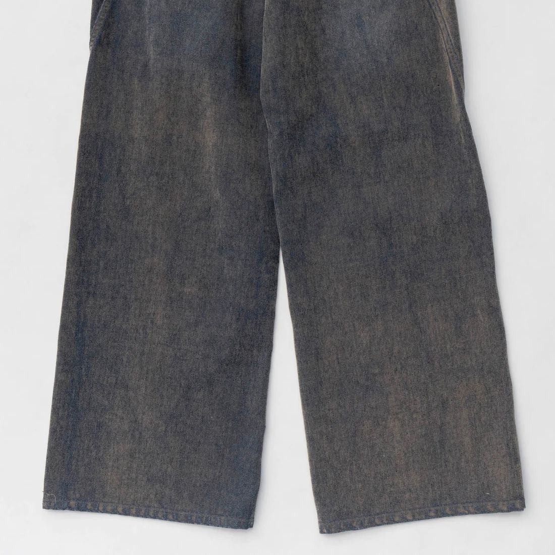 【残り一点】Wide Straight Flocking Denim Pants