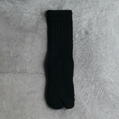 【再販売通知受付可能】Tabi Pile Socks(BLACK)