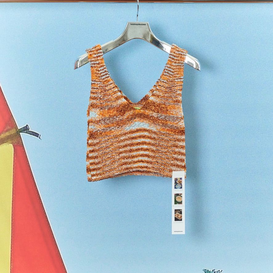 【残り一点】Mist Shaggy Knit Top