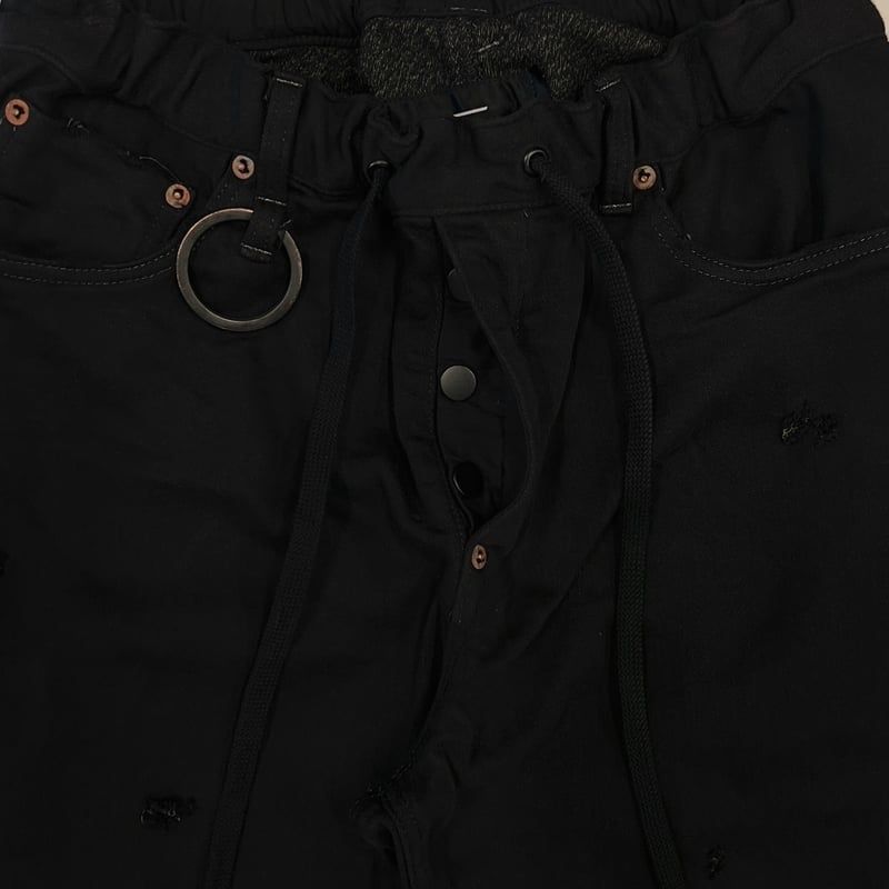 【残りわずか】Home Flare Jeans With Damaged(INLAY DENIM)