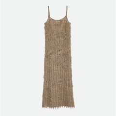 【残り一点】Bright Loop Fringe Cami Dress