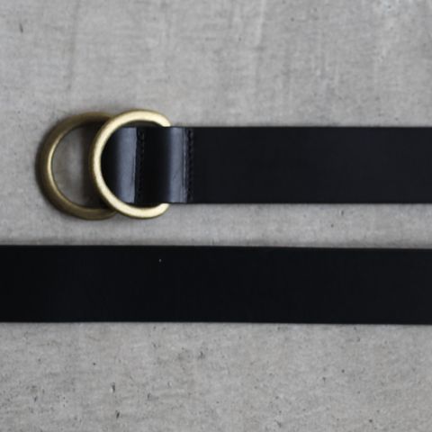 【残り一点】Ring Belt Wide(BLACK×GOLD)