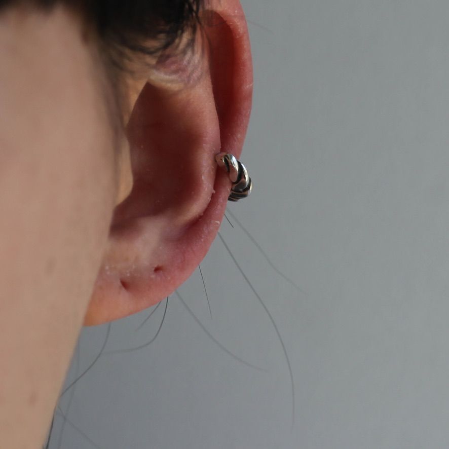 【残り一点】Press Earcuff_S 片耳用(SILVER）
