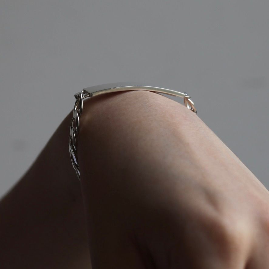 【残り一点】ID Bracelet_XL(SILVER)