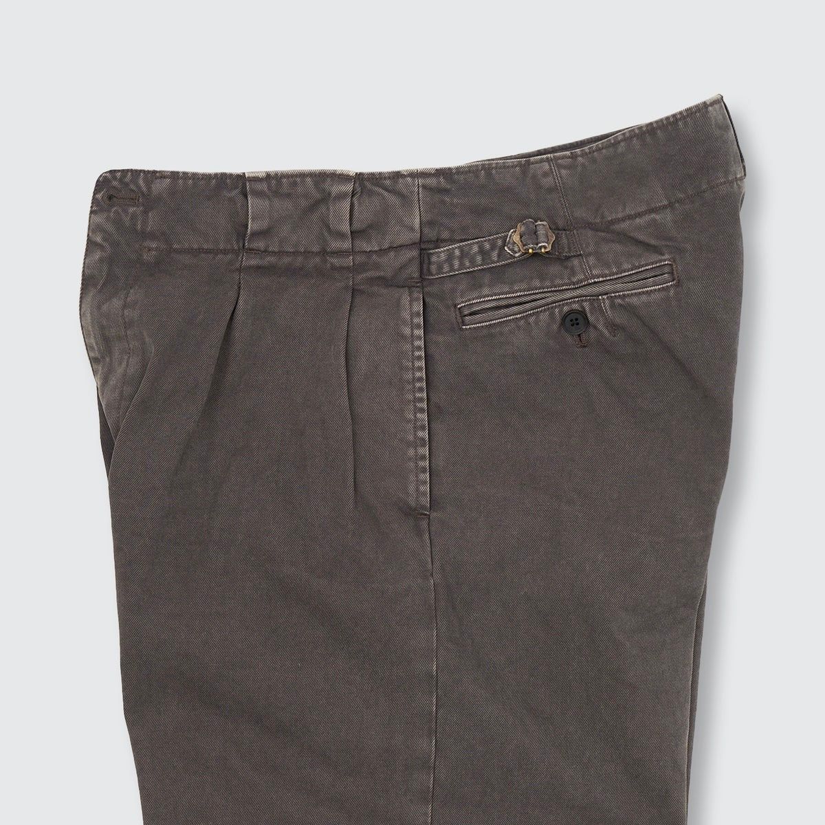 【残り一点】Garment Dye 2Pleated Trousers