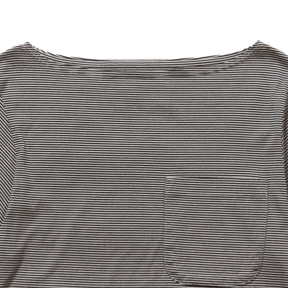 【残り一点】Destroyed Boat Neck Stripe Tee