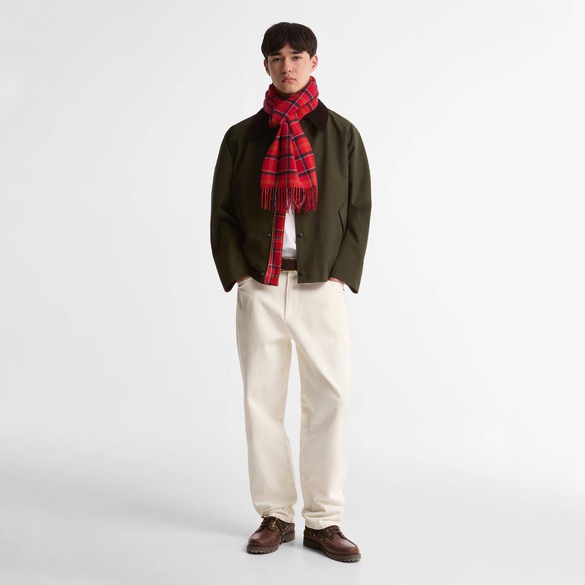 【残り一点】Tartan Lambswool Scarf
