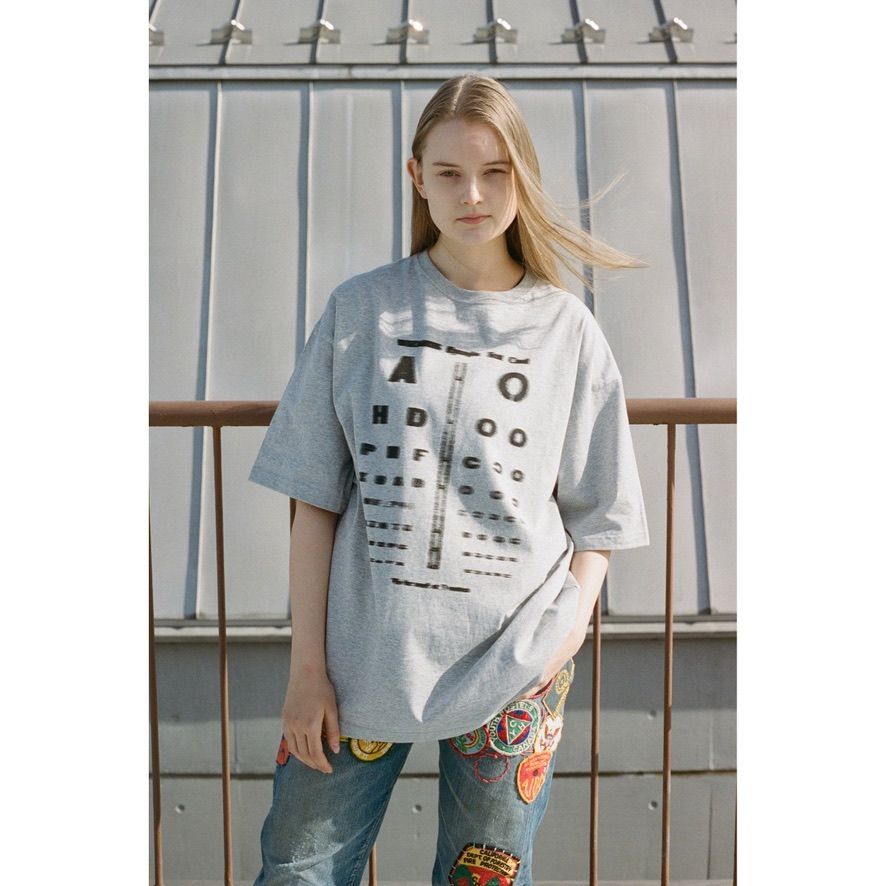 【残り一点】Oversized Drop Shoulder T-shirt(EYE SIGHT)