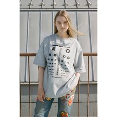 【残り一点】Oversized Drop Shoulder T-shirt(EYE SIGHT)