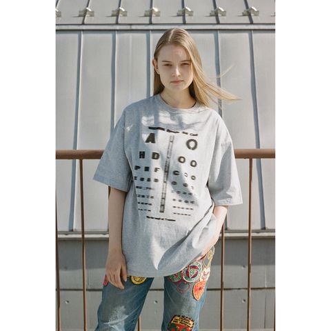 【残り一点】Oversized Drop Shoulder T-shirt(EYE SIGHT)