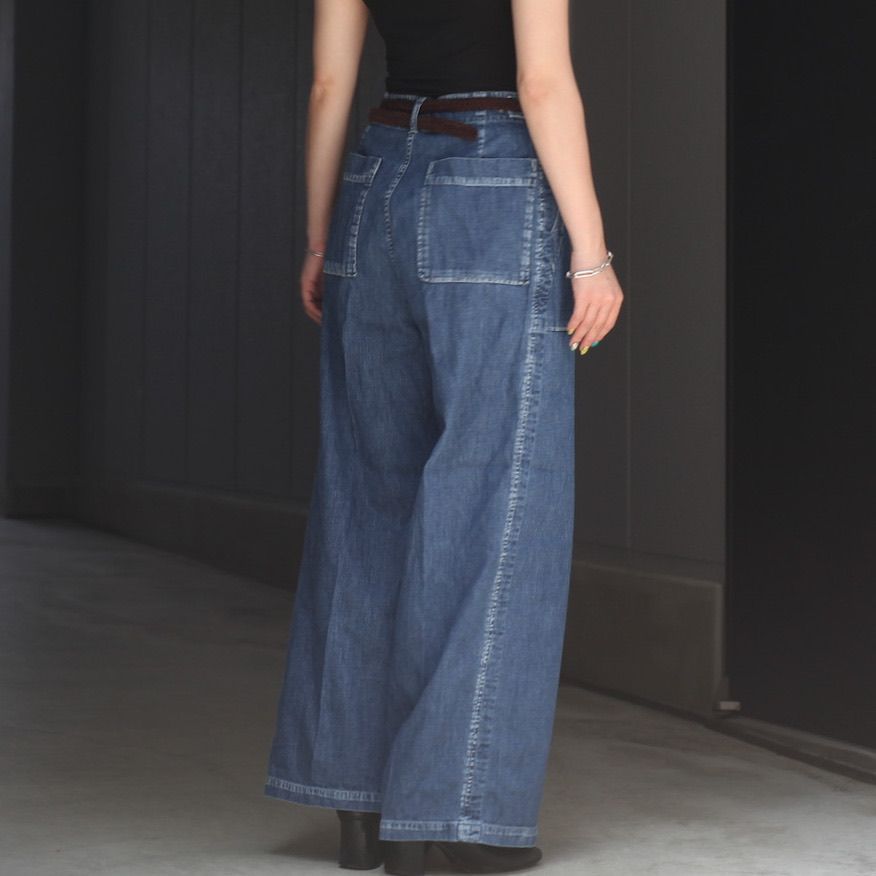 nod】 denim baker wide pants【新品タグ付】