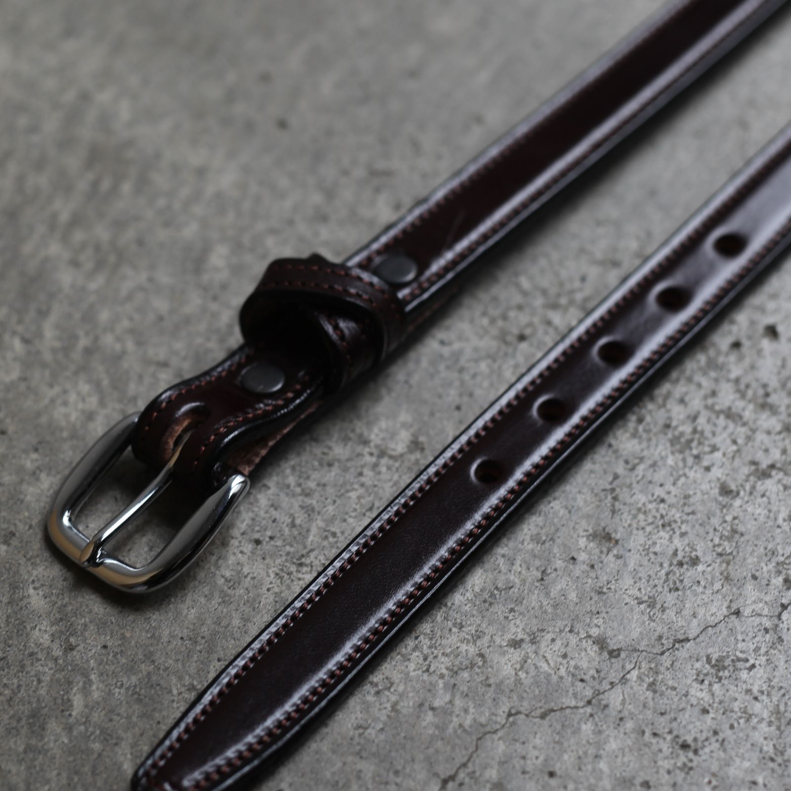 【残りわずか】Crossed Keeper Belts(HAVANA×NICKEL)