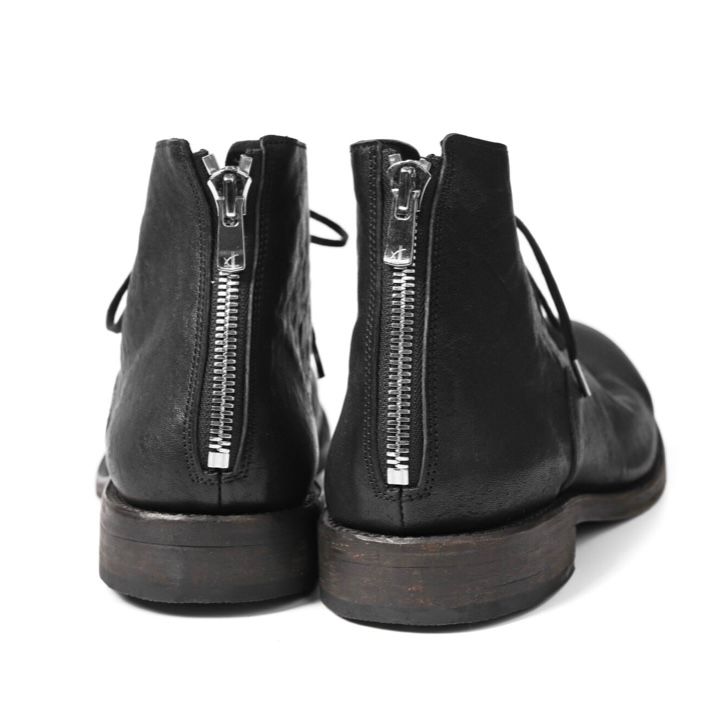 レザー種類 : BURNED HORSE(BLACK)
※商品ページ画像のレザー及び、仕様はサンプルとしてご覧ください。