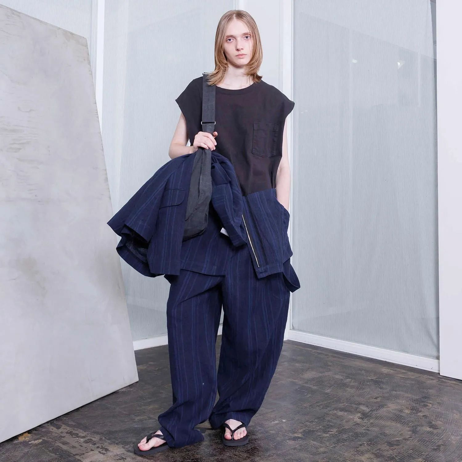 【残り一点】テクニカルオーバーオール(LINEN/COTTON)