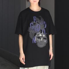 【残り一点】Print Tee(MASK PURPLE)