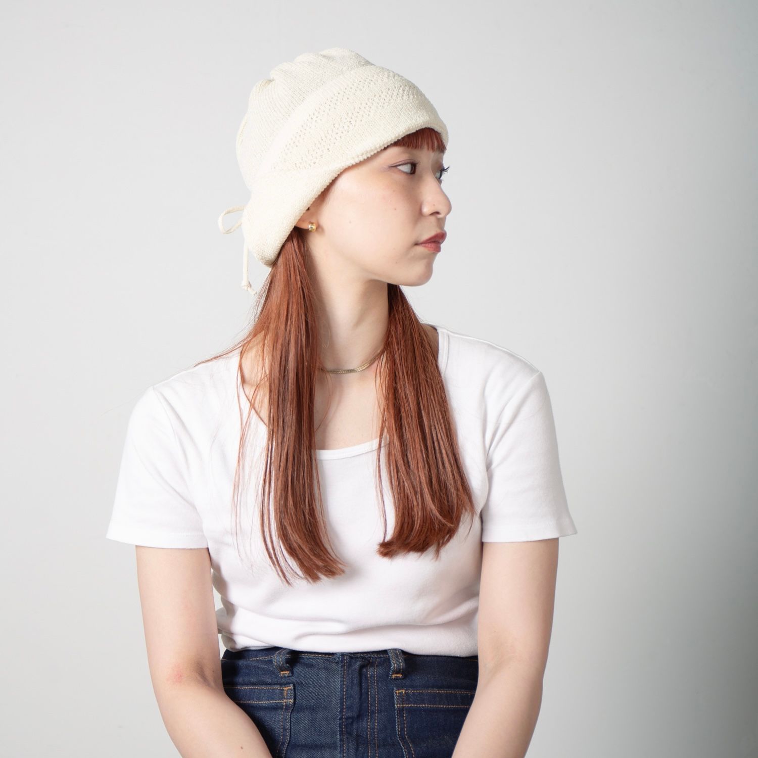 【残り一点】Summer Ear Knit Cap