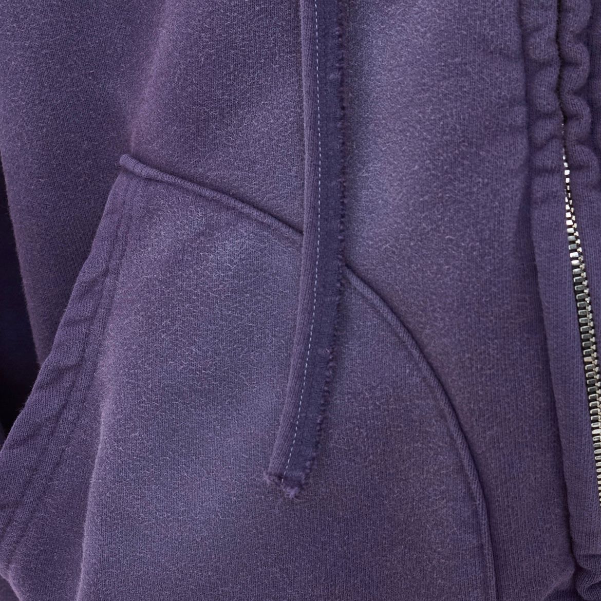 【残り一点】Washed Ordinary Old Style Zip Hoodie