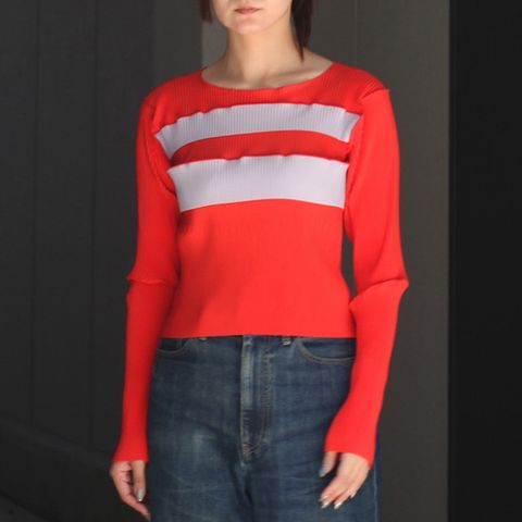 【残り一点】Tiny Border Top