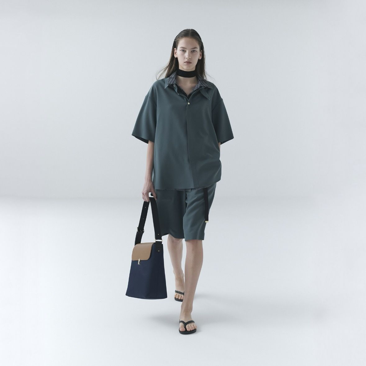 【残り一点】Relax Dry Stretch Chin Tab Short Sleeve Shirt