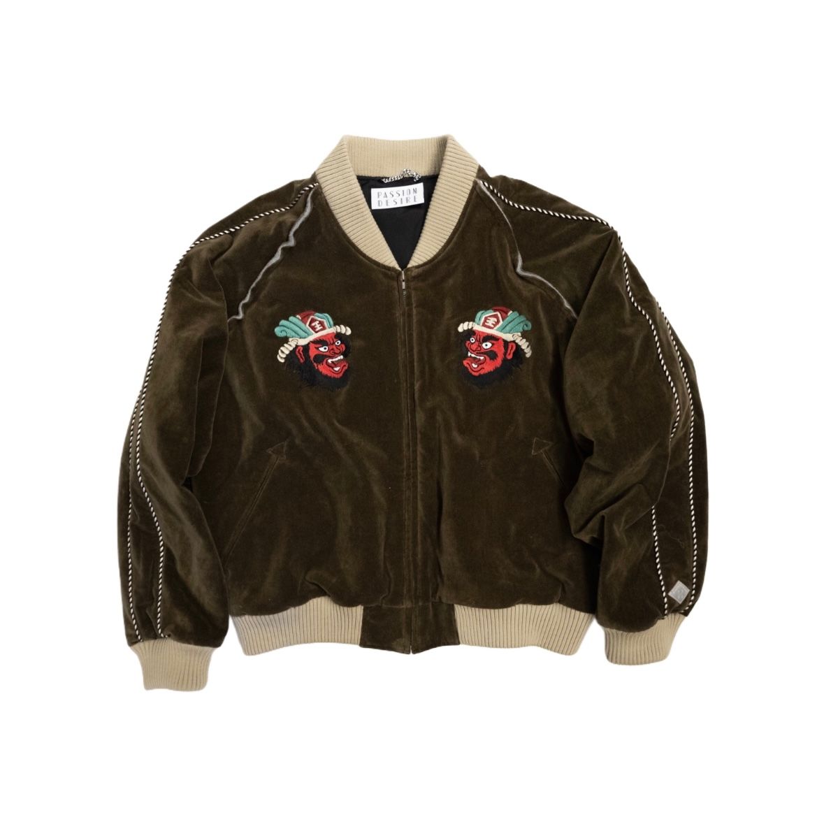 【残り一点】Velveteen Yama King Embroidered Souvenir JKT