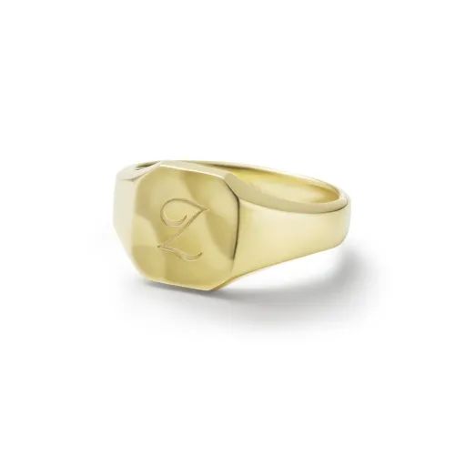 【お取り寄せ注文可能】Signet Ring No.2(K10 YELLOW GOLD)
